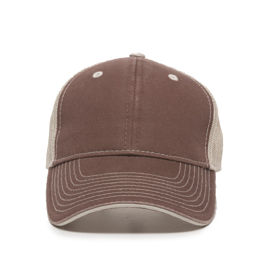 One Size Brown/Putty Outdoor Cap GWT-101M 