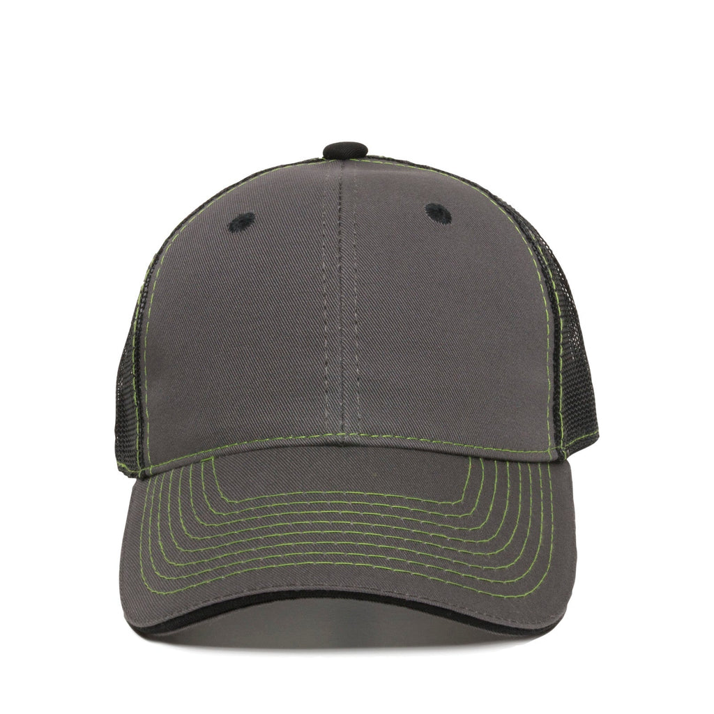 One Size Charcoal/Black Outdoor Cap GWT-101M 