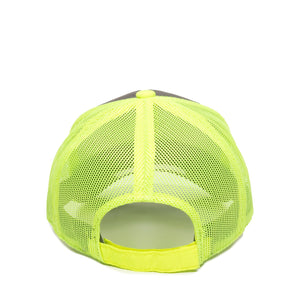 One Size Charcoal/Neon Yellow Outdoor Cap GWT-101M 
