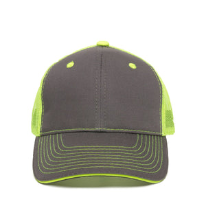 One Size Charcoal/Neon Yellow Outdoor Cap GWT-101M 