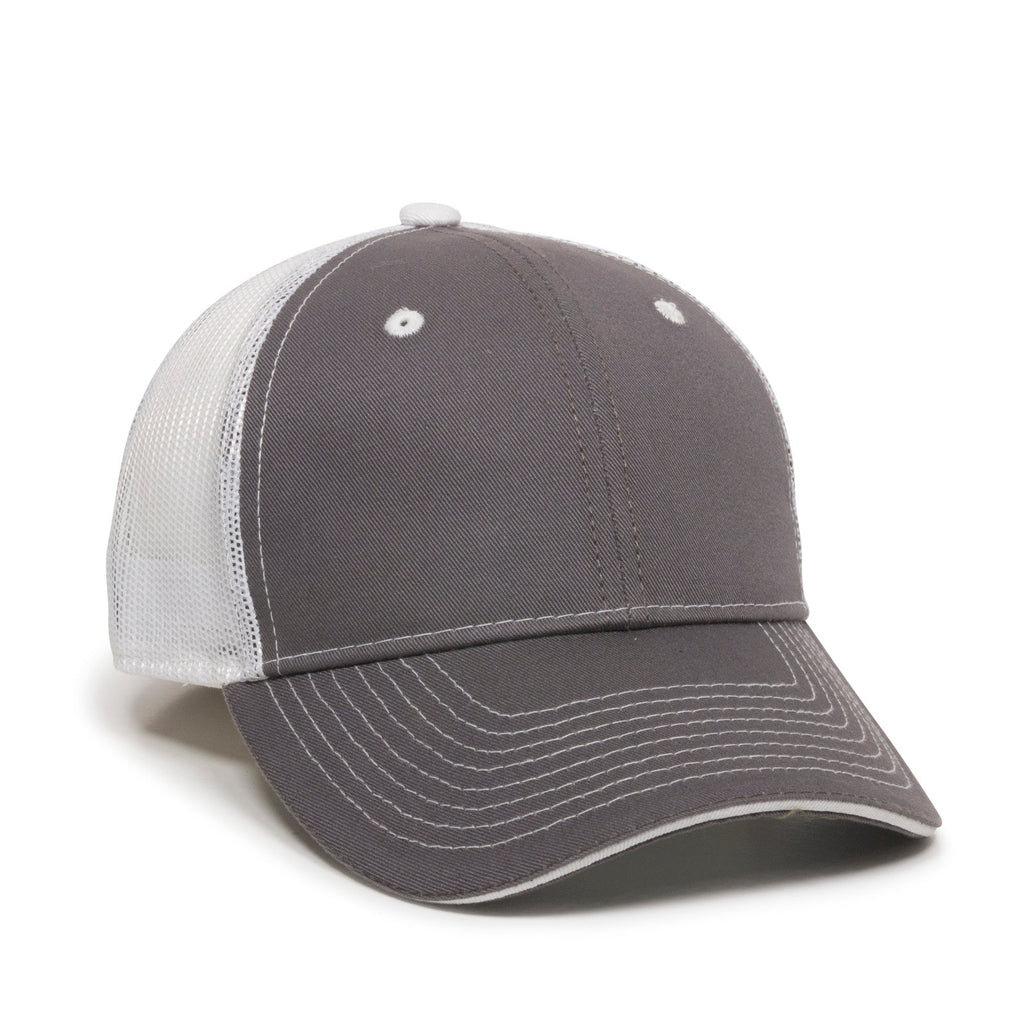 One Size Charcoal/White Outdoor Cap GWT-101M 