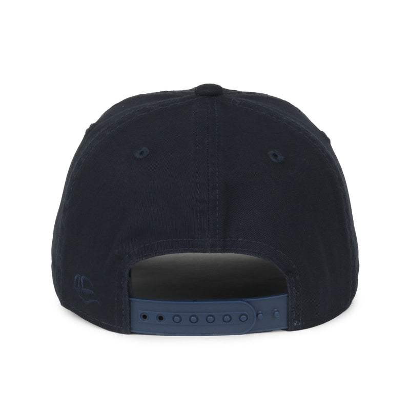 Snap Button Dad Cap Outdoor Cap GWT-SB Garment Washed Snap Back Dad Cap (True Navy ...