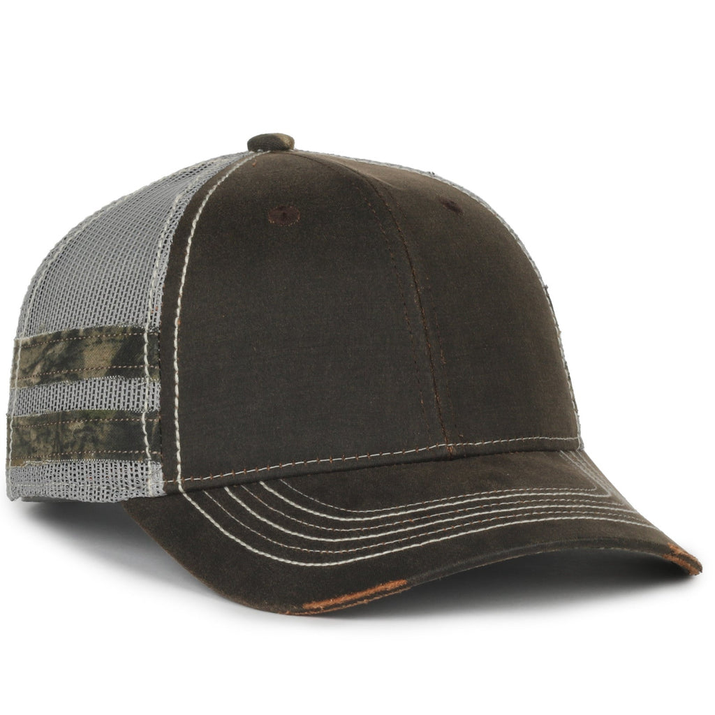 One Size Brown/Light Grey/Mossy Oak® Country DNA® Outdoor Cap HPC-400M 