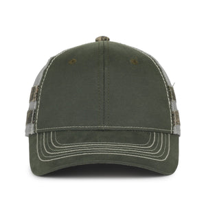 One Size Olive/Light Grey/Mossy Oak® Country DNA® Outdoor Cap HPC-400M 