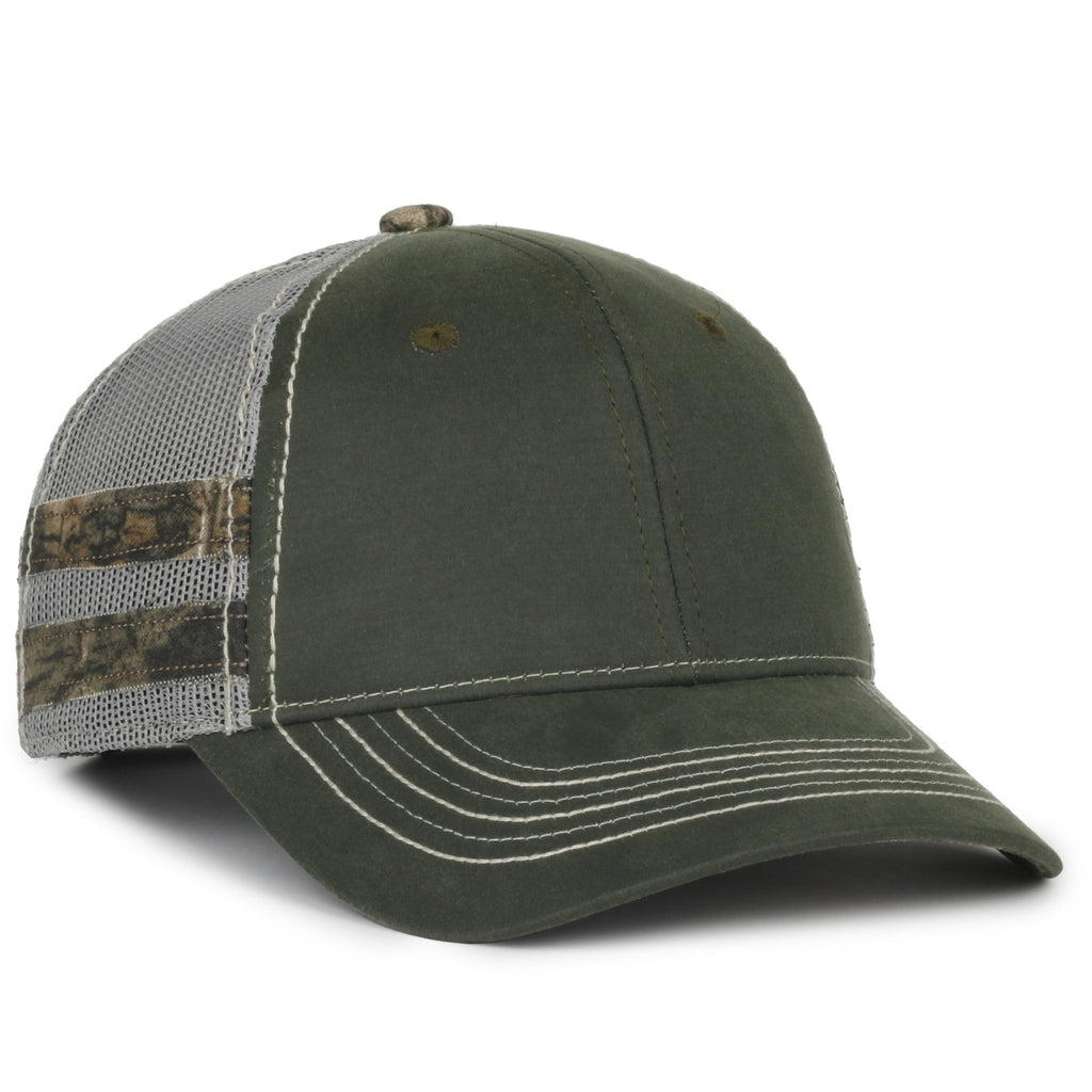 One Size Olive/Light Grey/Mossy Oak® Country DNA® Outdoor Cap HPC-400M 