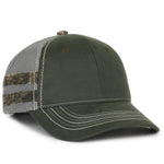 One Size Olive/Light Grey/Mossy Oak® Country DNA® Outdoor Cap HPC-400M