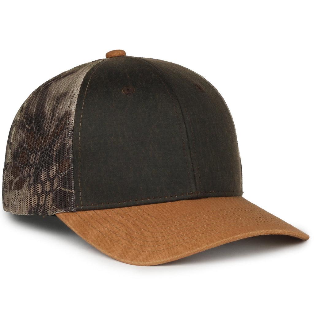 One Size Brown/Kryptek® Highlander®/Brown Outdoor Cap HPC-615M 