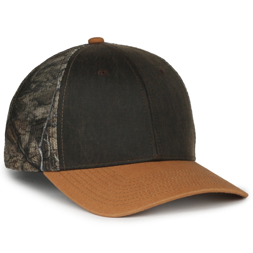 One Size Brown/Mossy Oak® Country DNA®/Brown Outdoor Cap HPC-615M 