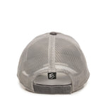 One Size Charcoal/Light Grey Outdoor Cap HPD-610M 