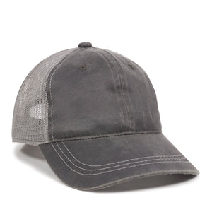 One Size Charcoal/Light Grey Outdoor Cap HPD-610M 