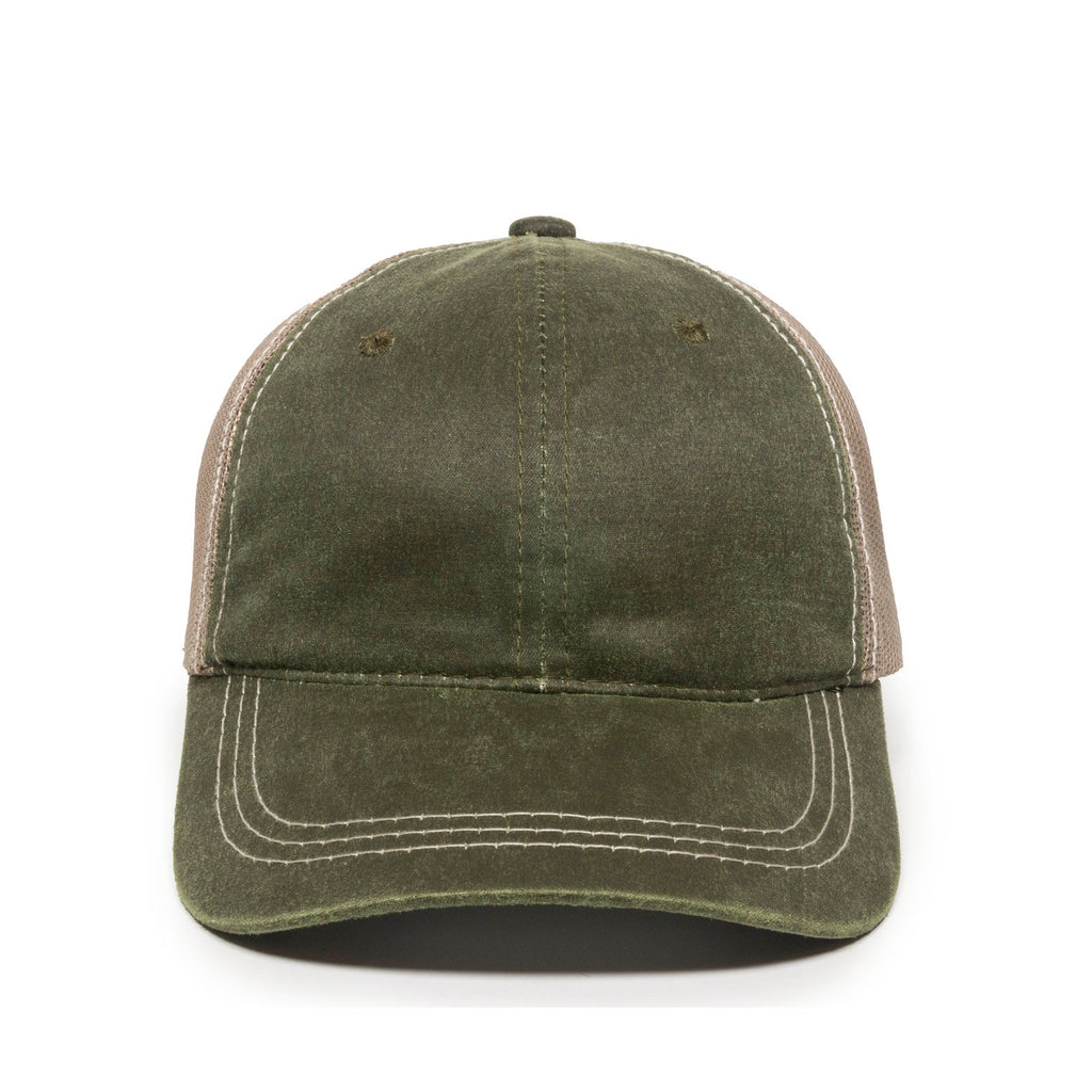 One Size Olive/Khaki Outdoor Cap HPD-610M 