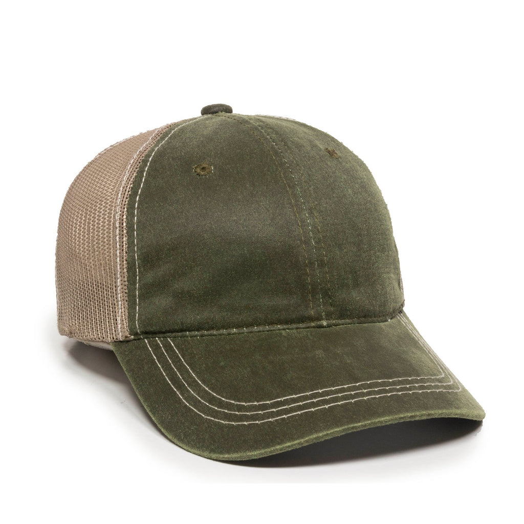 One Size Olive/Khaki Outdoor Cap HPD-610M 