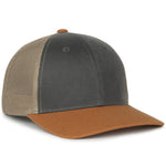 One Size Charcoal/Khaki/DUK Outdoor Cap HPD-615M