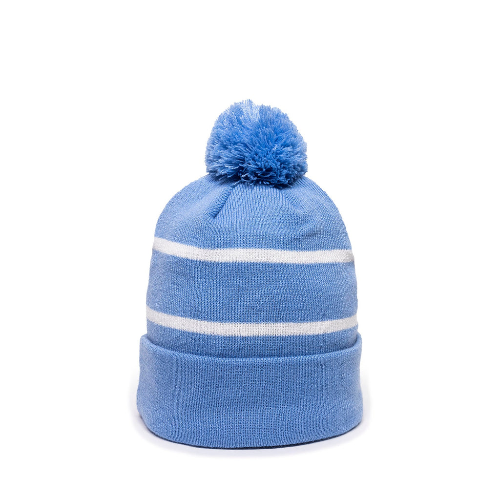 One Size Columbia Blue/White Outdoor Cap KNF-100 
