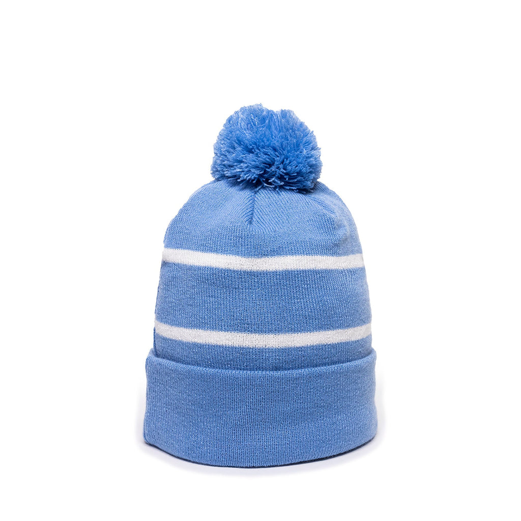 One Size Columbia Blue/White Outdoor Cap KNF-100 