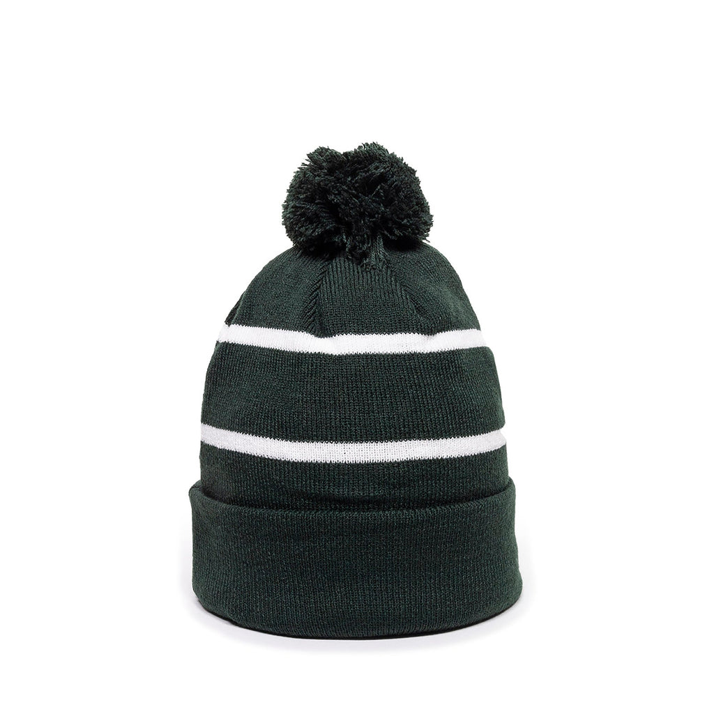 One Size Dark Green/White Outdoor Cap KNF-100 