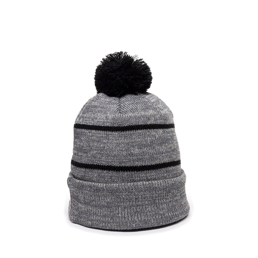 One Size Heathered Grey/Black Outdoor Cap KNF-100 