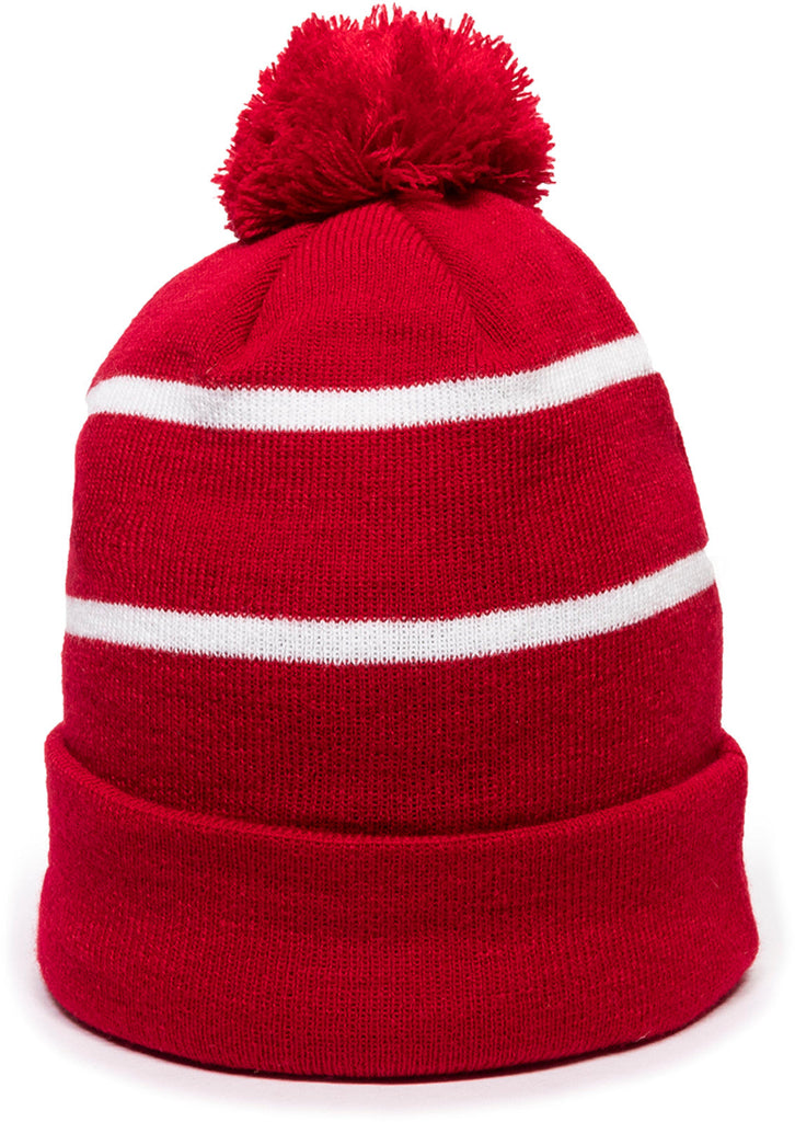 One Size Red/White Outdoor Cap KNF-100 