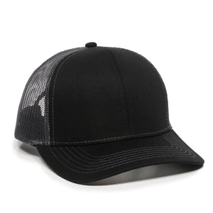 One Size Black/Charcoal Outdoor Cap MBW-600 