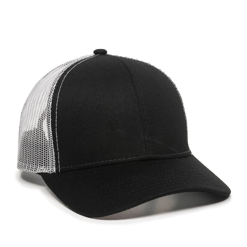 One Size Black/White Outdoor Cap MBW-600 