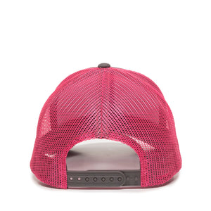One Size Charcoal/Fuchsia Outdoor Cap MBW-600 