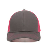 One Size Charcoal/Fuchsia Outdoor Cap MBW-600 