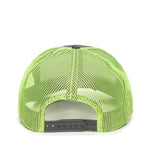 One Size Charcoal/Neon Yellow Outdoor Cap MBW-600 