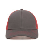 One Size Charcoal/Red Outdoor Cap MBW-600 