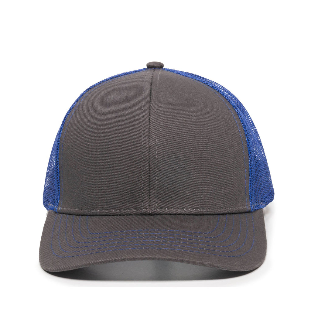 One Size Charcoal/Royal Outdoor Cap MBW-600 