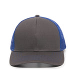 One Size Charcoal/Royal Outdoor Cap MBW-600 