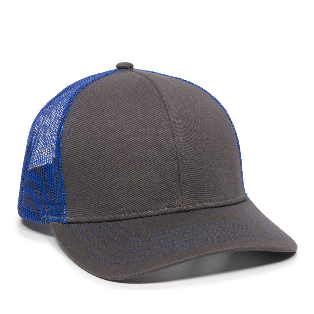 One Size Charcoal/Royal Outdoor Cap MBW-600 