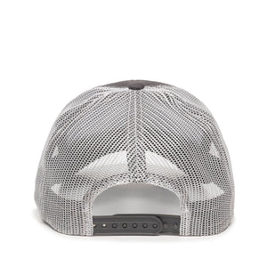 One Size Charcoal/White Outdoor Cap MBW-600 
