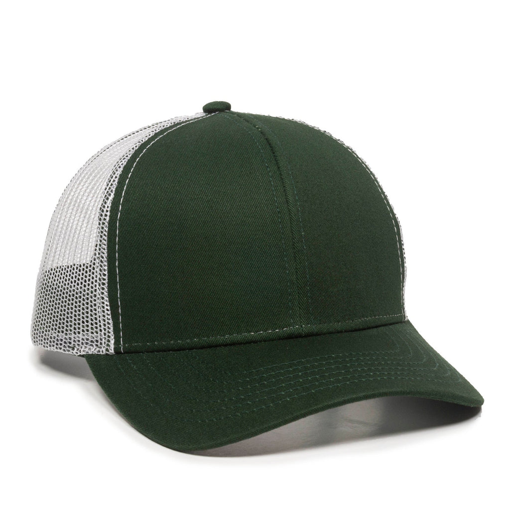 One Size Dark Green/White Outdoor Cap MBW-600 