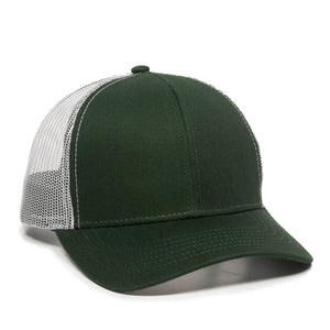 One Size Dark Green/White Outdoor Cap MBW-600 
