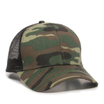 One Size Generic Camo/Black Outdoor Cap MBW-600