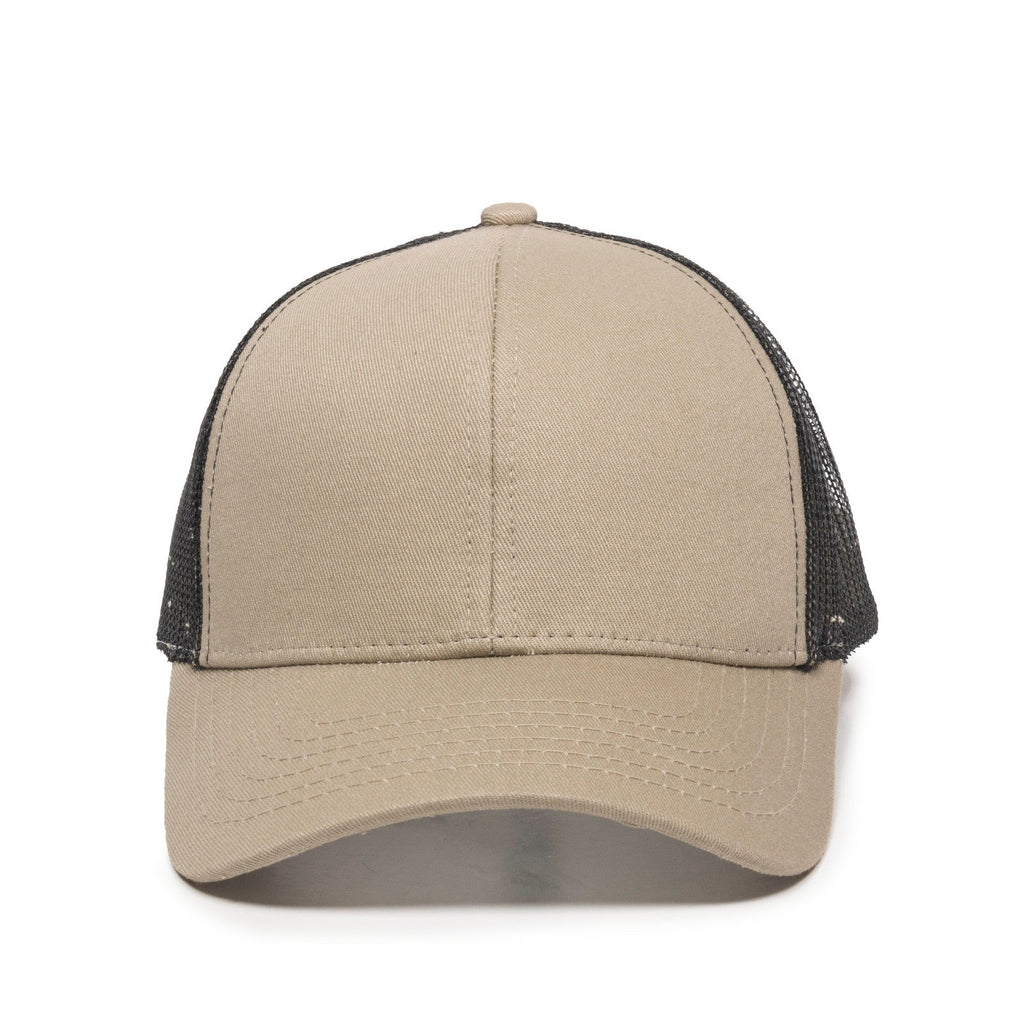 One Size Khaki/Black Outdoor Cap MBW-600 