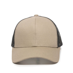 One Size Khaki/Black Outdoor Cap MBW-600 