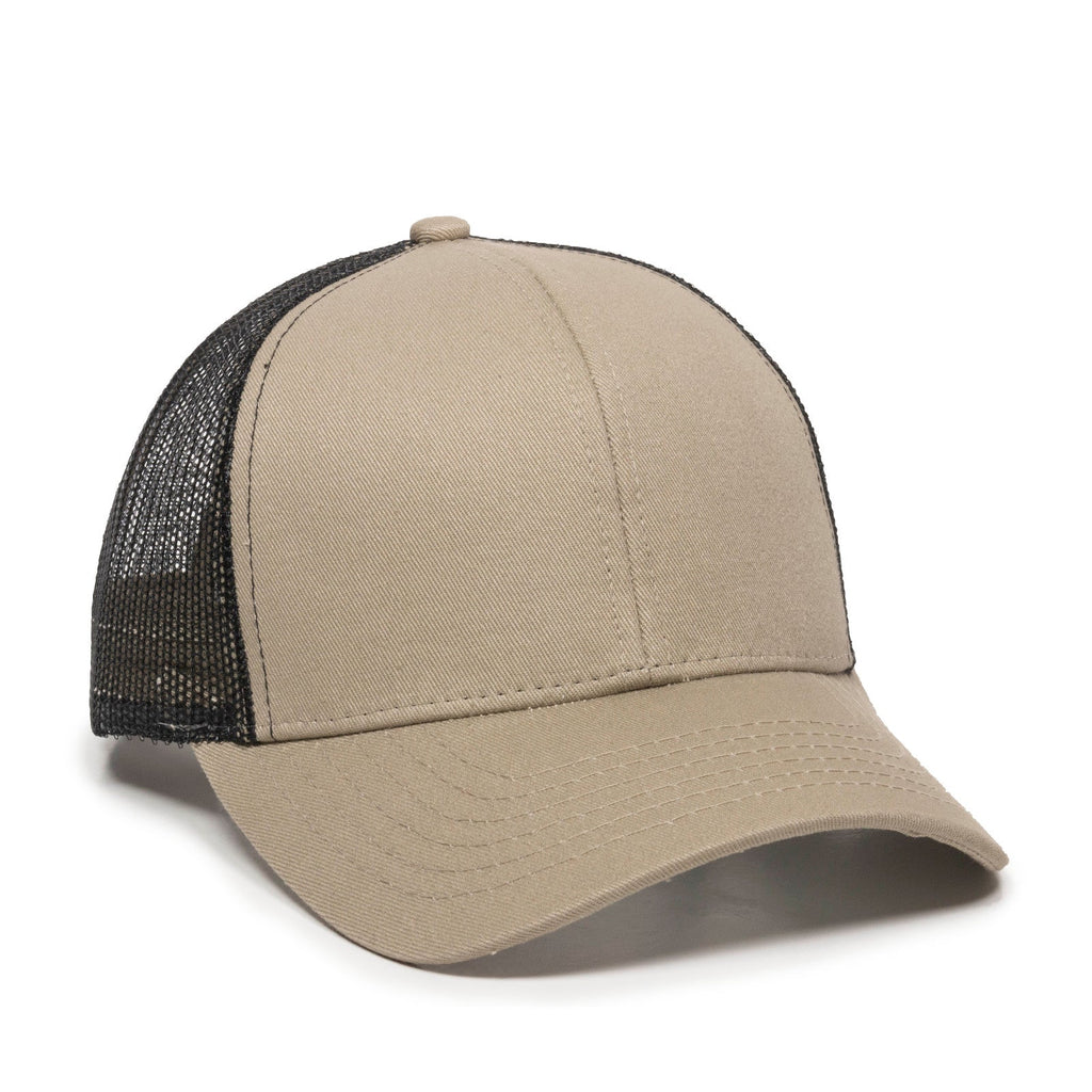 One Size Khaki/Black Outdoor Cap MBW-600 