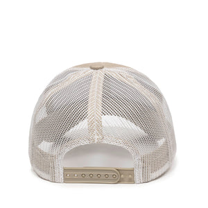One Size Khaki/White Outdoor Cap MBW-600 