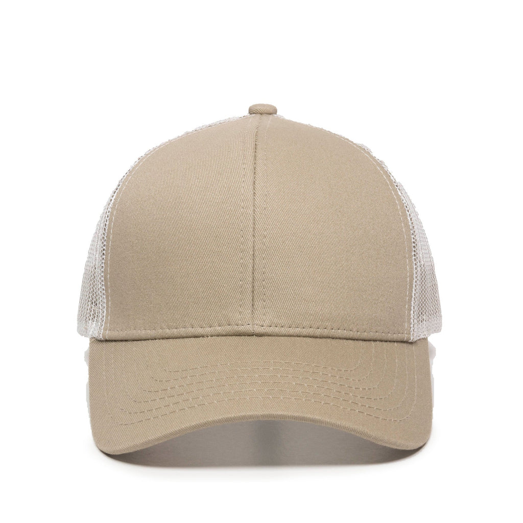 One Size Khaki/White Outdoor Cap MBW-600 