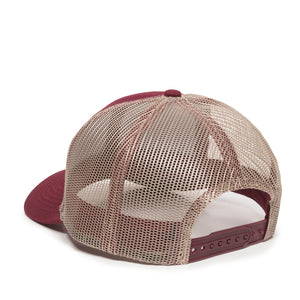 One Size Maroon/Khaki Outdoor Cap MBW-600 