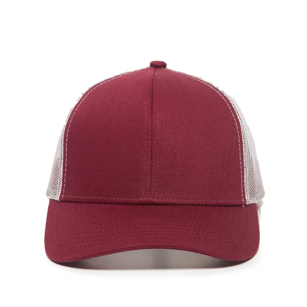 One Size Maroon/White Outdoor Cap MBW-600 
