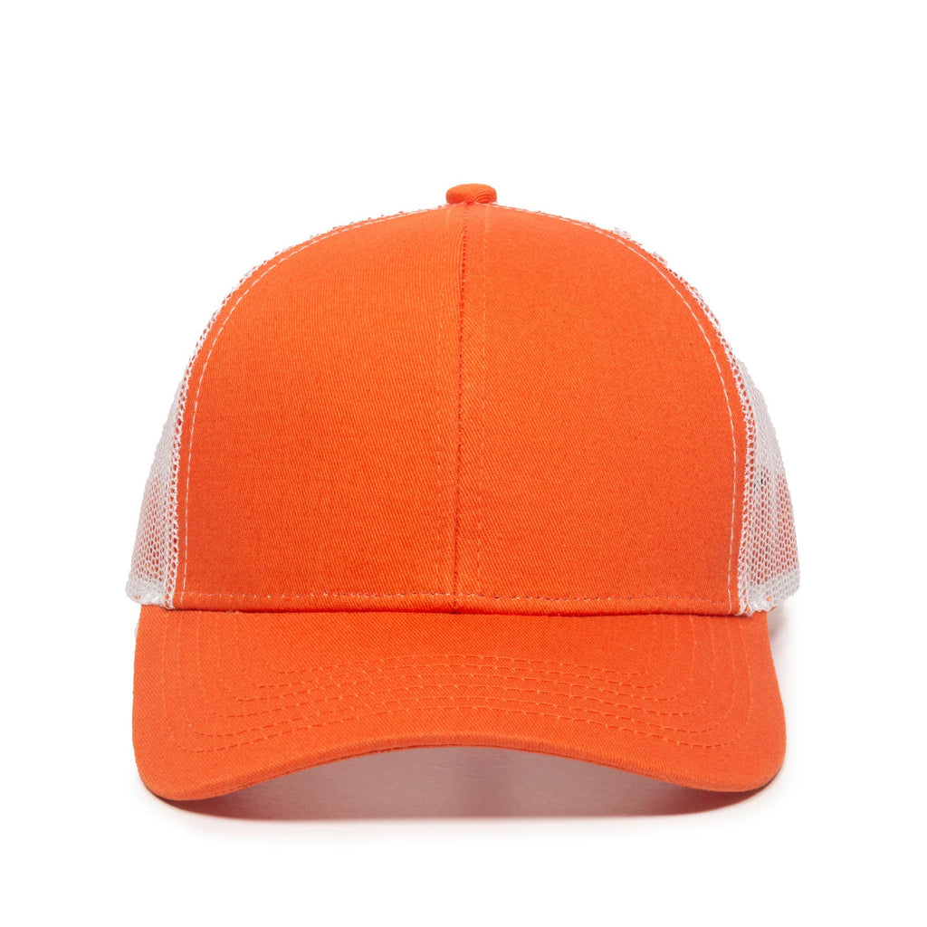 One Size Orange/White Outdoor Cap MBW-600 