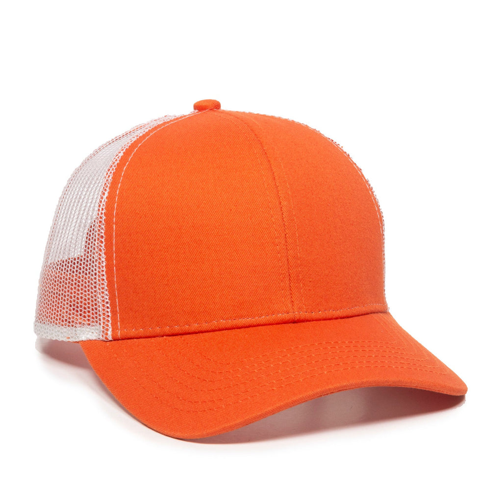 One Size Orange/White Outdoor Cap MBW-600 