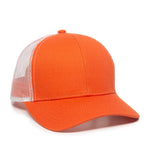 One Size Orange/White Outdoor Cap MBW-600