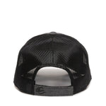 One Size Heathered Black/Black Outdoor Cap MBW-800CB 