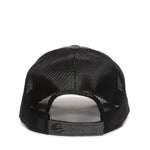 One Size Heathered Black/Black Outdoor Cap MBW-800CB
