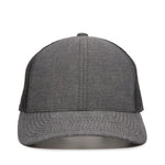 One Size Heathered Black/Black Outdoor Cap MBW-800CB