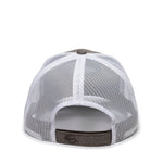 One Size Heathered Brown/White Outdoor Cap MBW-800CB