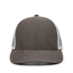 One Size Heathered Brown/White Outdoor Cap MBW-800CB 
